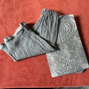 New Grey Lace tights OS fits Most